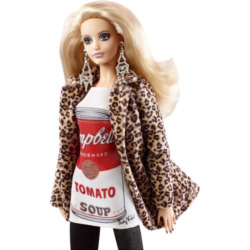 바비 Barbie Collector Andy Warhol Campbells Soup Can 1 Doll