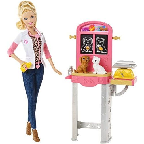 바비 Barbie Careers Pet Vet Doll and Playset