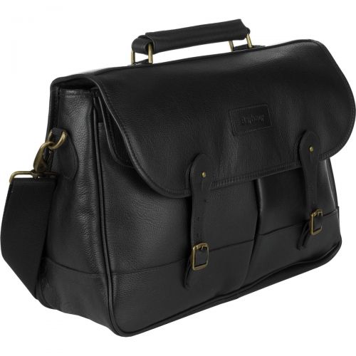 바버 Barbour Leather Briefcase