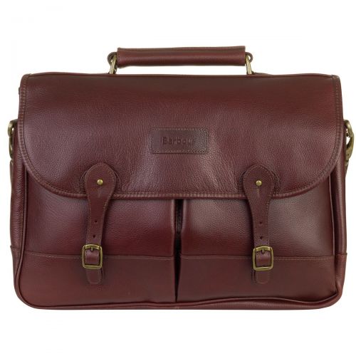 바버 Barbour Leather Briefcase