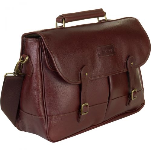 바버 Barbour Leather Briefcase