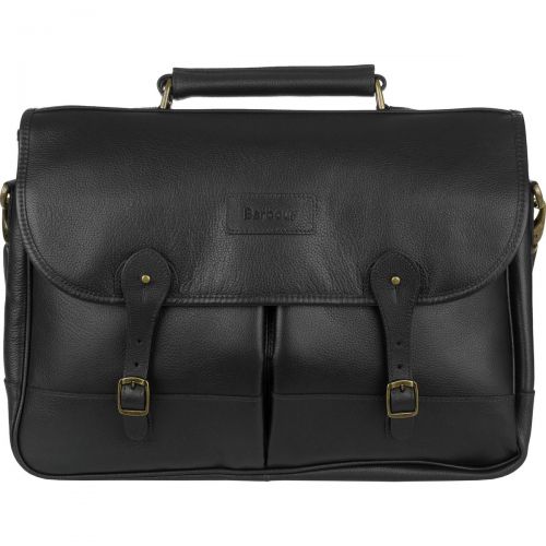 바버 Barbour Leather Briefcase