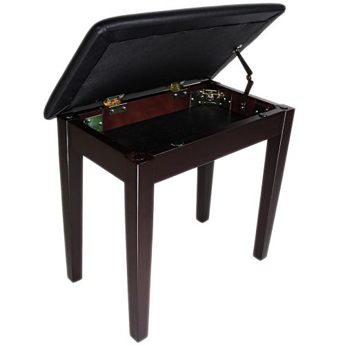  Barcelona Flip-Top Piano Bench - Rosewood with Matte Finish