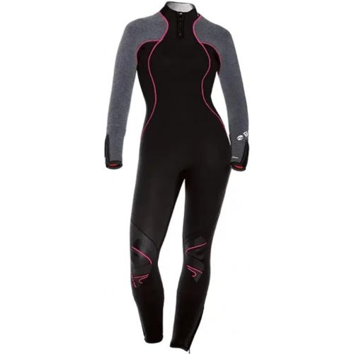  BARE 7MM Women's Nixie Ultra Full Wetsuit | Great for Scuba Diving | Comfortable Full Stretch Neoprene | Long Sleeve | Unique Omnired Material Woven into Fabric for Added Warmth