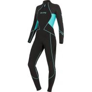 BARE 7MM Evoke Women's Wetsuit | Warmest Women's Wetsuit Within BARE Lineup | Full Stretch Neoprene Combined with a Unique Graphene Omnired Fabric | Comfortable | Great for Scuba Diving