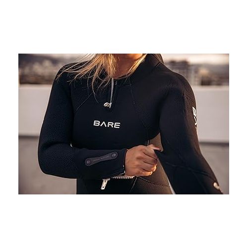  BARE 7MM Evoke Women's Wetsuit | Warmest Women's Wetsuit Within BARE Lineup | Full Stretch Neoprene Combined with a Unique Graphene Omnired Fabric | Comfortable | Great for Scuba Diving