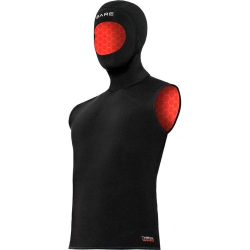  BARE 7/3MM Men's Ultrawarmth Hooded Vest: Wear Inside or Outside Your Wetsuit
