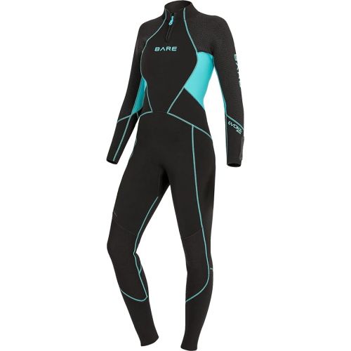  BARE 3MM Evoke Women's Wetsuit | Warmest Women's Wetsuit Within BARE Lineup | Full Stretch Neoprene Combined with a Unique Graphene Omnired Fabric | Comfortable | Great for Scuba Diving