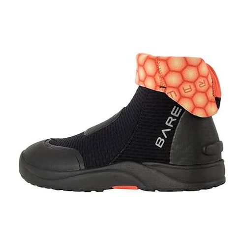  BARE 5MM Ultrawarmth Boot | Neoprene | Made with Unique Omnired Inner Fabric | Great for Diving & Snorkeling in Cooler Water| Easy to Put on with Zipper and Wide Gusset | Comfortable | Unisex