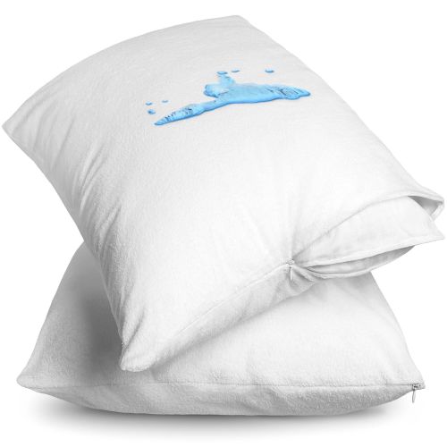  Bare Home Twin XL Mattress Protector + 2 Pillow Protectors Bundle - Premium Hypoallergenic 100% Waterproof - Vinyl Free - 10 Year Warranty
