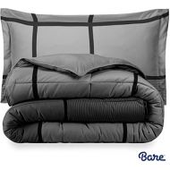 [아마존 핫딜] [아마존핫딜]Bare Home Comforter Set - Twin/Twin Extra Long - Goose Down Alternative - Ultra-Soft - Premium 1800 Series - Hypoallergenic - All Season Breathable Warmth (Twin/Twin XL, Rockland)