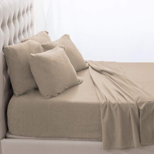  [아마존핫딜][아마존 핫딜] Bare Home Super Soft Fleece Sheet Set - Twin Extra Long Size - Extra Plush Polar Fleece, Pill-Resistant Bed Sheets - All Season Cozy Warmth, Breathable & Hypoallergenic (Twin XL, S