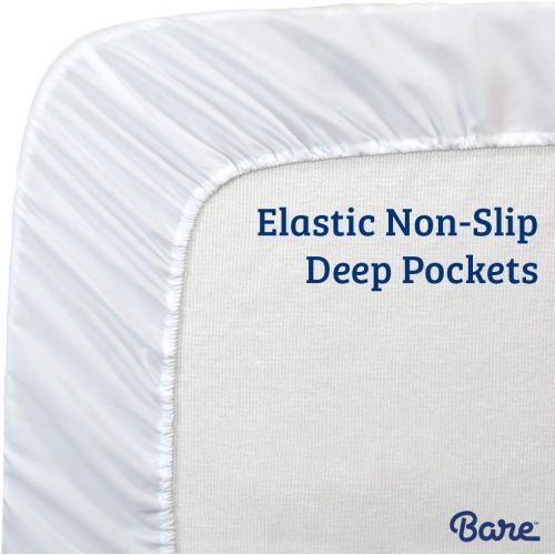  [아마존 핫딜] Bare Home Pillow-Top Full Mattress Pad - Premium Goose Down Alternative - Overfilled Microplush Reversible Top - Super-Soft Hypoallergenic Mattress Topper (Full)