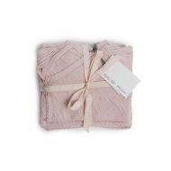 Barefoot Dreams Bundle Infant 4-Piece Set with Swaddle Blanket, Hat, Long-Sleeve Shirt, Pants, 100% Cotton