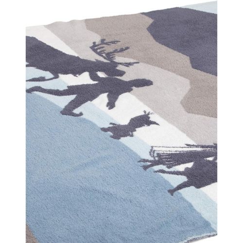  Barefoot Dreams CozyChic Frozen Disney Throw Nordic Blue Multi One Size