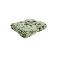 Barefoot Dreams CozyChic Grogu Blanket, Throw Blanket, Disney Blanket 45” x 60”, Green/Carbon
