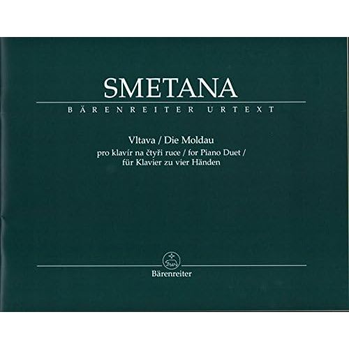  [아마존베스트]Barenreiter Bedrich SmetanaDie Moldau [Sheet Music] Vierhandiger Piano Set