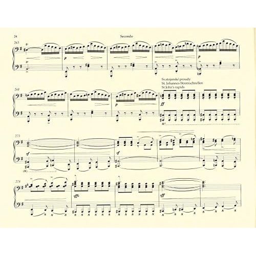  [아마존베스트]Barenreiter Bedrich SmetanaDie Moldau [Sheet Music] Vierhandiger Piano Set