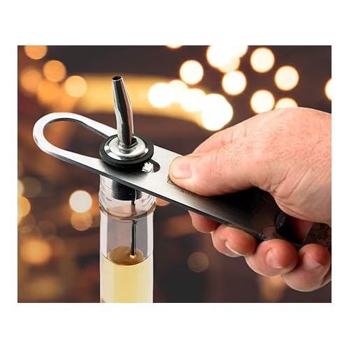  Barfly Bar Speed Opener, 7-Inch, Stainless, Black