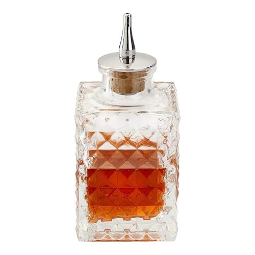  Barfly Bitters Bottle - Cut Crystal - 90 Ml, Glass