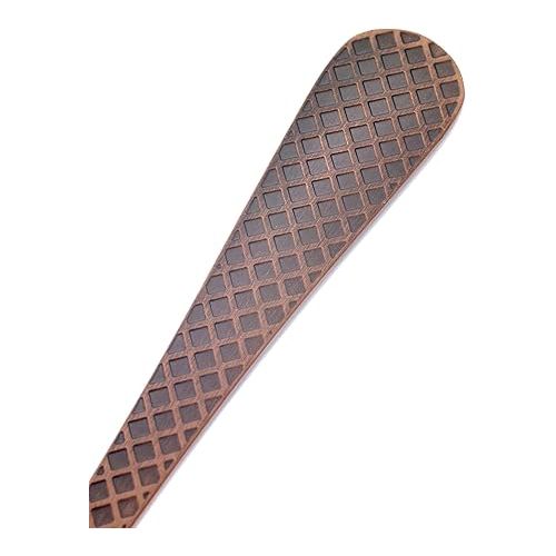  Barfly 13.2-inch Diamond Lattice Etch Bar Spoon, Antique Copper