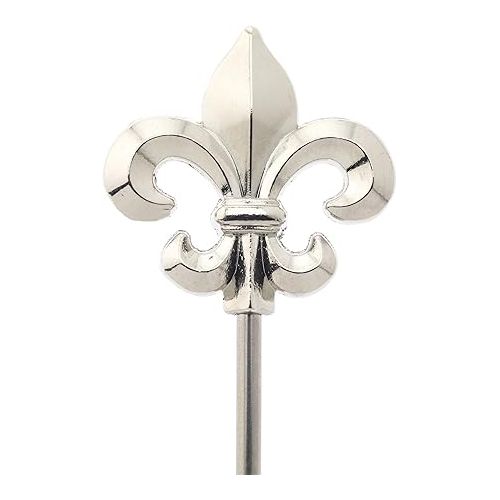  Barfly Fleur De Lis Picks, Set of 12, Stainless Steel