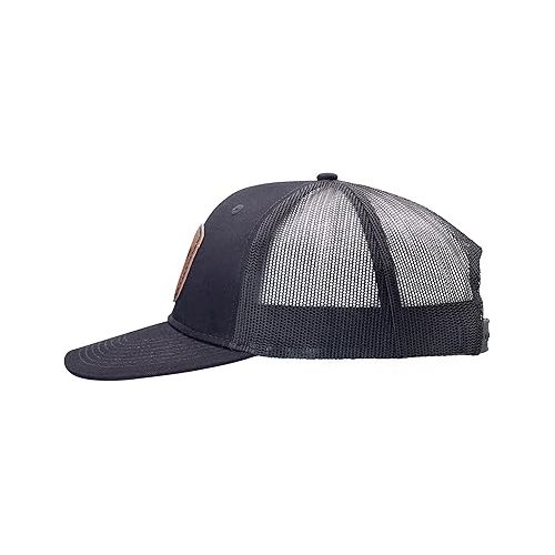  Barfly Trucker Hat, Black w Logo Patch