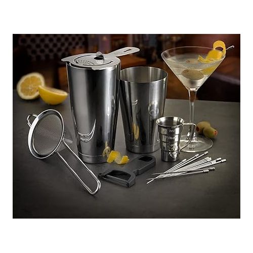  Barfly Cocktail Kit, Shaken Martini, Stainless