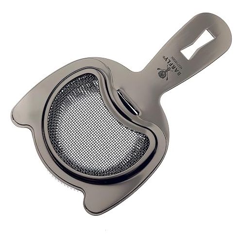  Barfly Fine Mesh Spring Strainer, Black