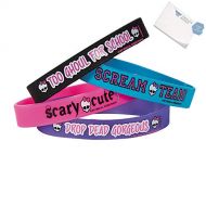 Bargain World Rubber Monster High Bracelets (With Sticky Notes)