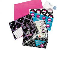 Bargain World Monster High Invitations (With Sticky Notes)