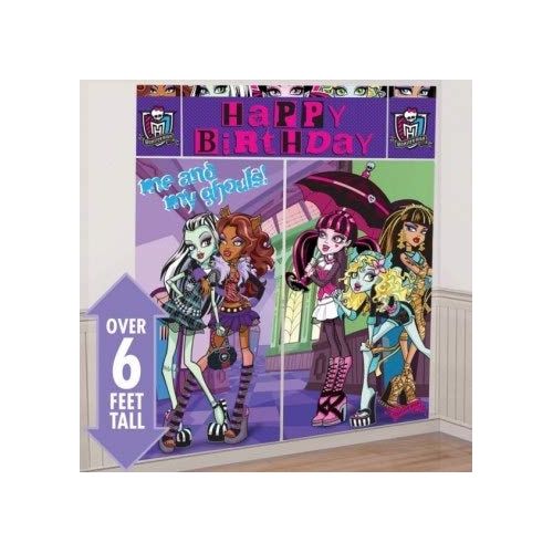  Bargain World Monster High Scene Setter Wall Dec Kit (with Sticky Notes)