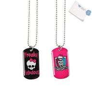 Bargain World Metal Monster High Dog Tag Necklace (With Sticky Notes)
