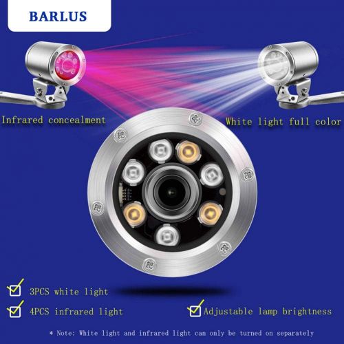  Barlus Underwater Camera 304 Stainless Steel IP68 1080P 2MP POE IP Camera 5 Meters Length Special Line Lens 3.6MM