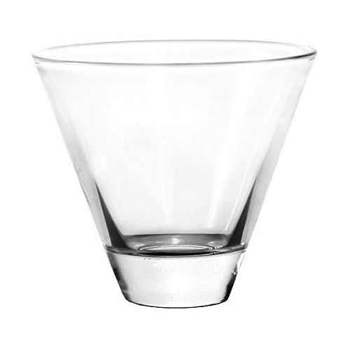  [아마존베스트]Barproducts.com, Inc. Stemless cocktail glasses 6-piece set - 8 ounce short martini glass set - elegant versatile glass tumblers - bowls for appetizers desserts - great multipurpose present - party cups