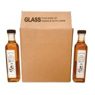 Barred Woods Maple Employee Gifts, Customer Gifts, Wedding Favors. Case of 12 250ml Artisan Glass Bottles of Pure...
