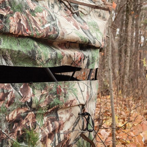  Barronett Blinds Big Ox 5 Backwoods Camo Heavy Duty Pop Up Ground Hunting Blind