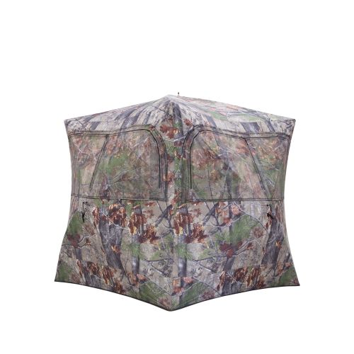  Barronett Blinds Barronett Grounder 350 Backwoods Camo Lightweight Pop Up Ground Hunting Blind