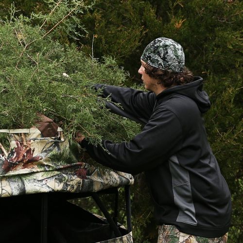  Barronett Blinds Ox 4 Backwoods Camo Heavy Duty Pop Up Ground Deer Hunting Blind