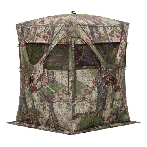  Barronett Blinds BM11BW Big Mike Backwoods Ground Hub Deer Hunt Blind (2 Pack)