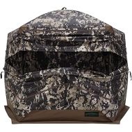Barronett Blinds® Ox 5, Portable Hunting Blind, Durable Oxhide™ Fabric, Panoramic Shooting Window, 4-Person, Crater™ Core, 72” x 96” x 96”