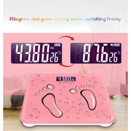  Barry-Home Body Weight Scales Charging Electronic Scale Household Precision Weight Scale Small Body Weight Reducer Free Shipping,Pink