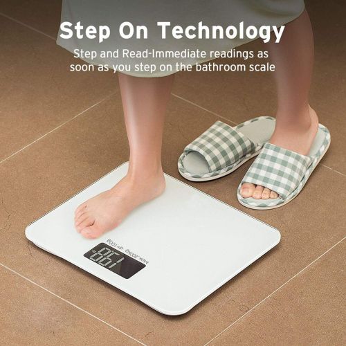  Barry-Home Body Weight Scales Household Bathroom Scales 200Kg/100g Digital Floor Scale LCD Electronic Body Scale...