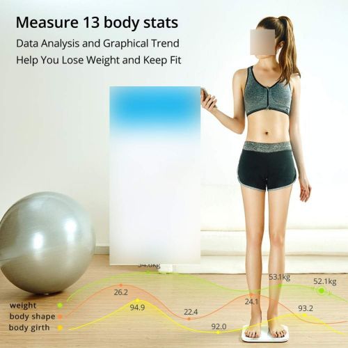  Barry-Home Body Weight Scales Barry-Home Mi Bathroom Weight Scales Floor Digital Body Fat Scales Bluetooth Electronic...