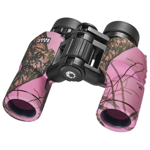  Barska 8x30 WP Crossover Winter Binoculars Mossy Oak Pink