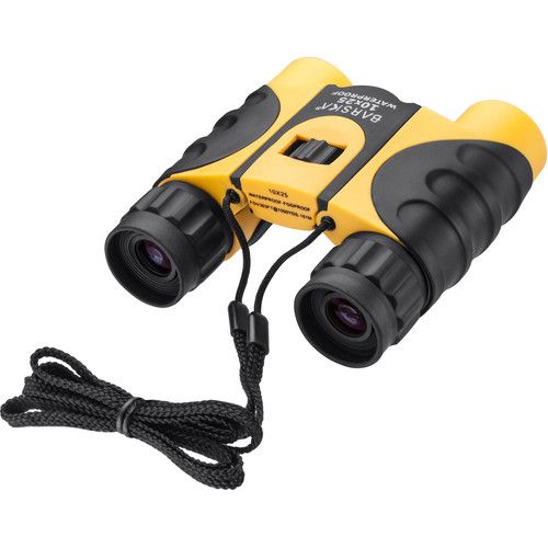  Barska 10x25 Colorado Waterproof Binoculars (Yellow, Clamshell Packaging)
