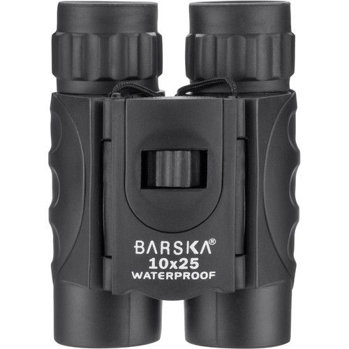  Barska 10x25 Colorado Waterproof Binoculars (Black, Clamshell Packaging)