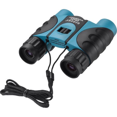  Barska 10x25 Colorado Waterproof Binoculars (Blue, Clamshell Packaging)