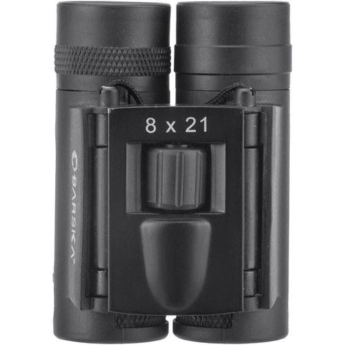  Barska 8x21 Lucid View Compact Binoculars, 2019 Edition (Black, Clamshell Packaging)