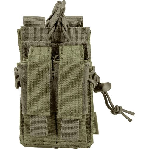  Barska Loaded Gear CX-950 Dual Stacked Rifle and Handgun Mag Pouch (OD Green)